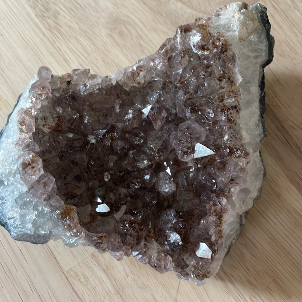 XL Amethyst Cluster with Cacoxenite- Reiki Energy Healing- Meditation- Decor
